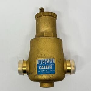 Caleffi DISCAL Air Separator Brass Hydronic Heating Valve NWOT